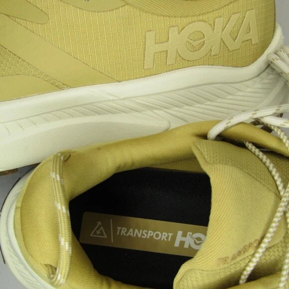 NEW HOKA One One Men’s Transport GTX Sneakers Wheat Yellow Size 8.5 Waterproof main image 4
